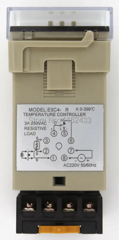 E5C4 AC 220V релейный выход K вход цифровой регулятор температуры с разъемом |