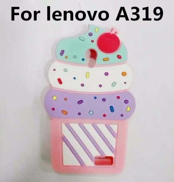 Новое поступление для Lenovo a536 A319 A2010 крышка 3D мультфильм Мороженое Мягкий