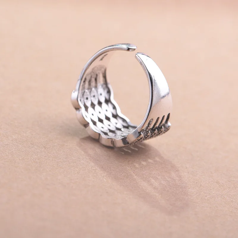 Романтические серебристый циркониевый кольца для крупных пальцев женщин модные