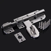 high quality 24pcslot stainless steel door bolts lock home office barrel door bolt latch length 135mm thickness 2 0mm