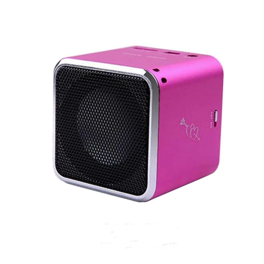 Мини музыкальный Ангел JH-MD06D цифровые колонки для мобильного телефона ПК Поддержка Micro SD TF карты MP3 altavoz Sprecher - Цвет: hot pink