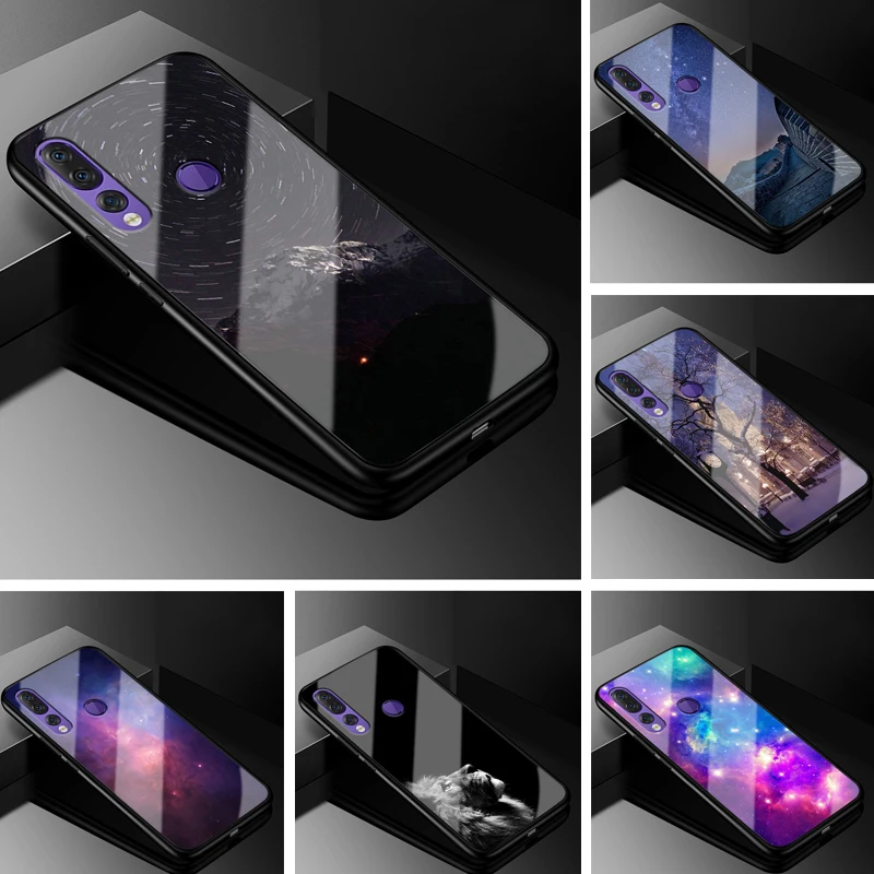 6,3 ''Para for lenovo Z5S чехол Луна жесткая накладка на заднюю панель для lenovo Z5S чехол из мягкого ТПУ с рамкой с принтом чехол для lenovo Z5S L78071 Z5 S