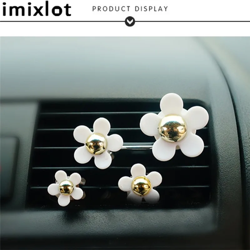 Imixlot 1 комплект Маргаритка мини парфюм с цветами автомобильный Кондиционер