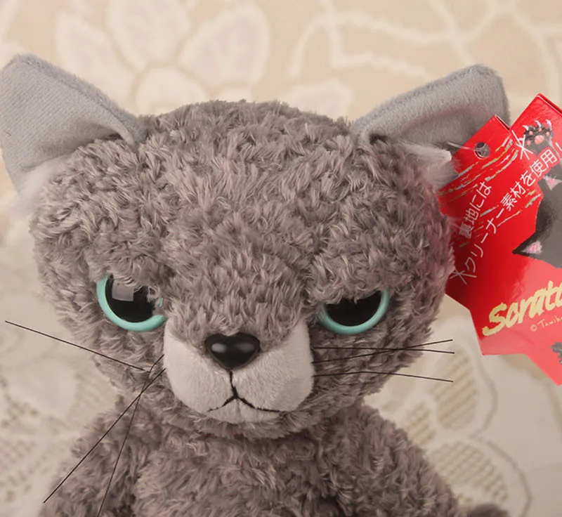1 шт. 40 см мягкие кошки плюшевые игрушки Япония царапин котенок Peluche острые лапы Неко мягкая игрушка для детей новые подарки
