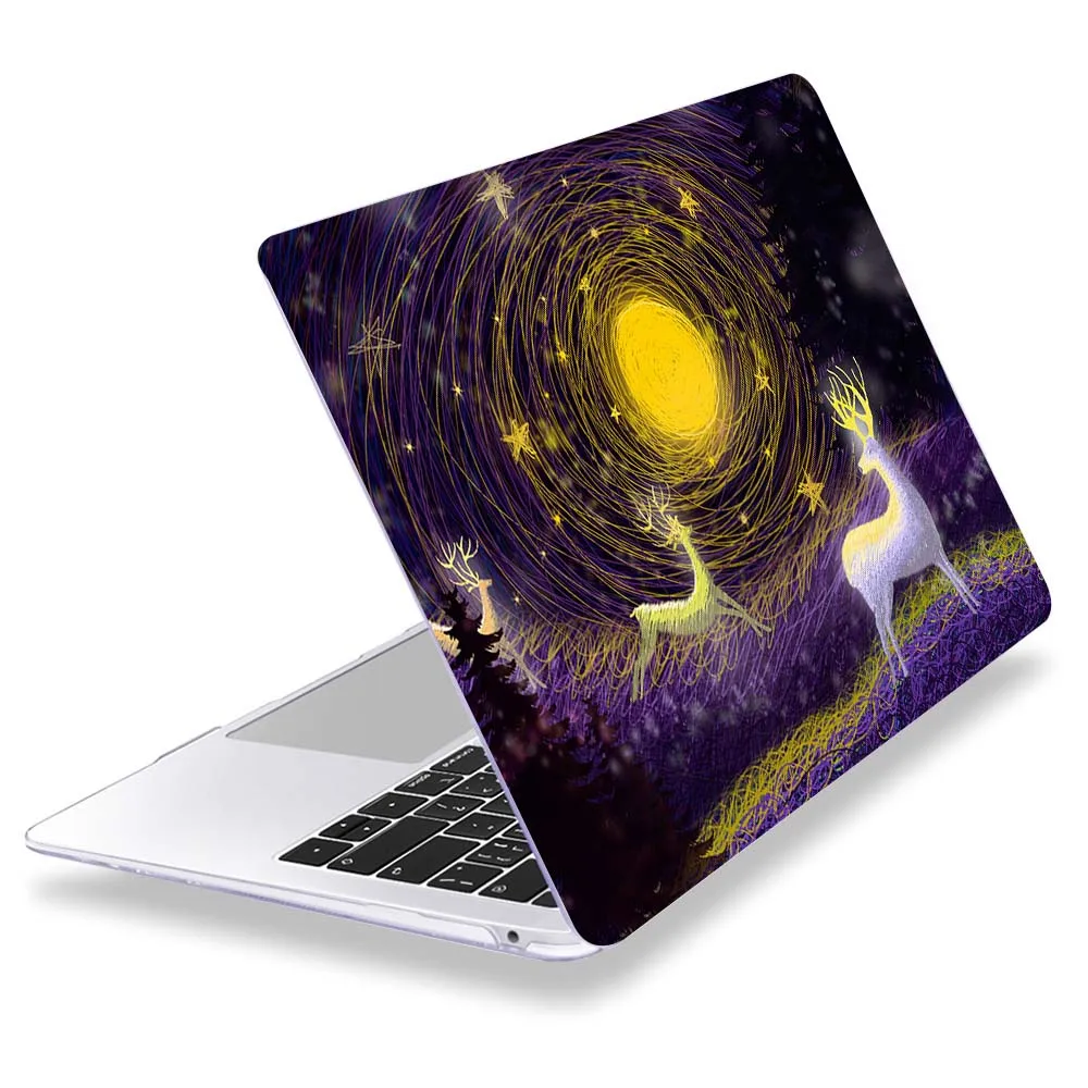 Z420 Чехол Redlai с прозрачным кристаллом для Macbook Air, 13 дюймов, A1932, для apple macbook Pro, 13, 16 дюймов, сенсорная панель,, retina, A2159, A2141 - Цвет: Z420