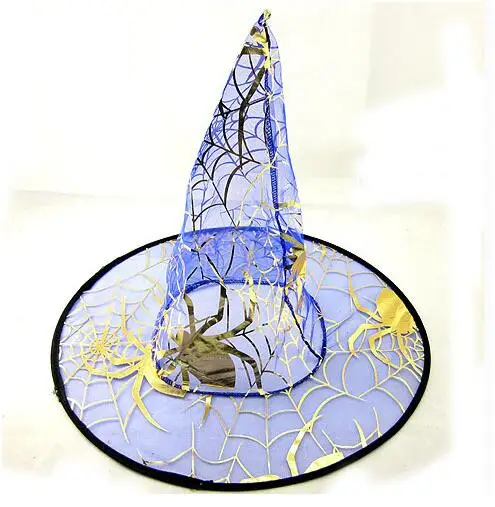 300 шт./лот костюм на Хэллоуин шляпа чародейка ведьмы волшебные шляпы маскарадный