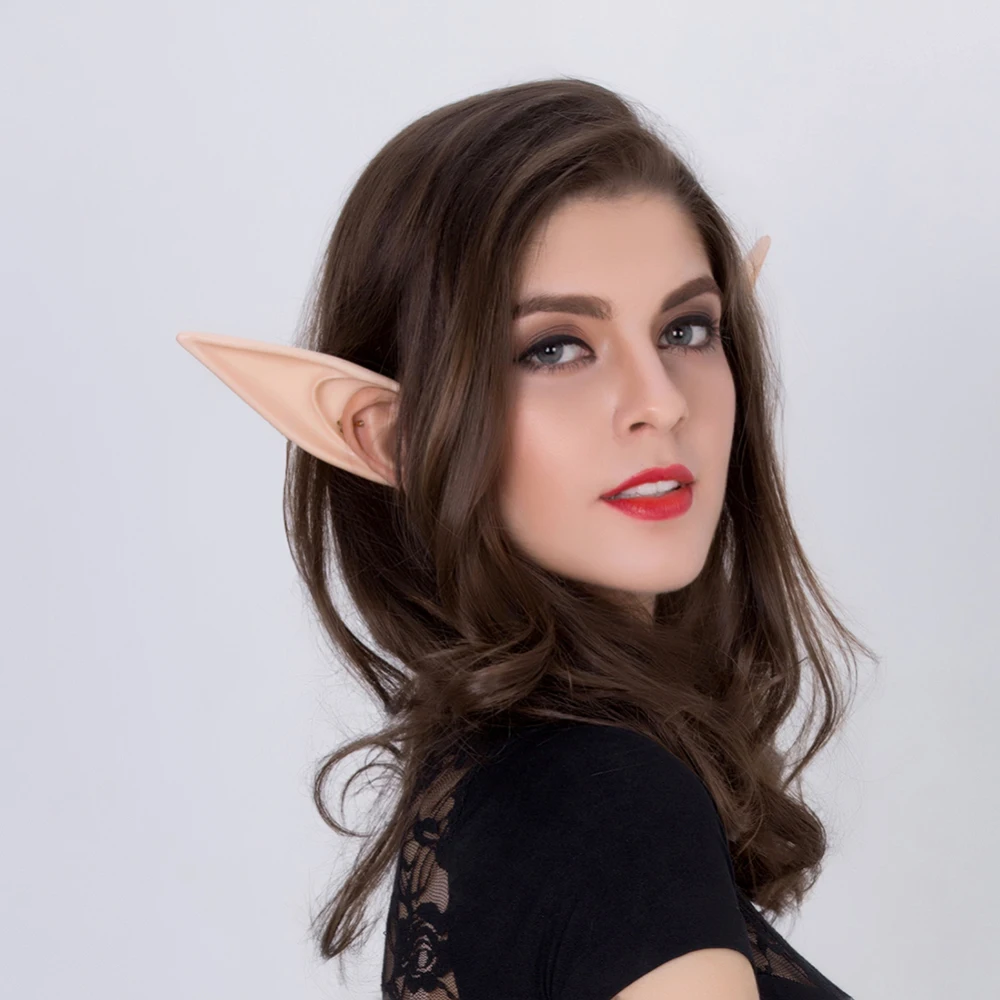 1 пара масок для косплея с ушами эльфа природы Хэллоуина вечерние