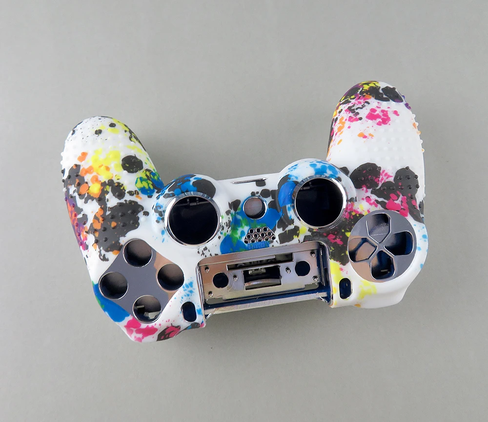 G Защитный силиконовый гелевый резиновый мягкий чехол для Dualshock 4 Playstation 4 PS4 Pro Slim - Цвет: G
