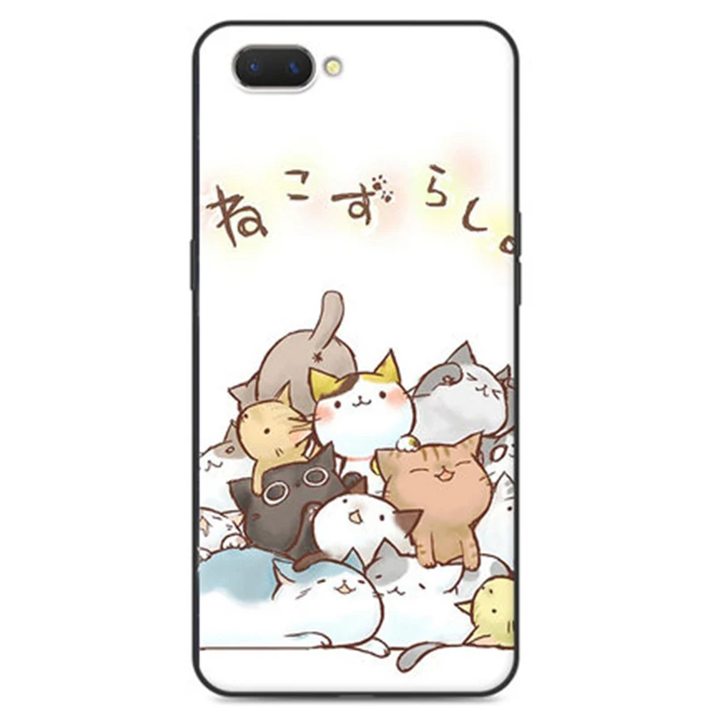 Чехол для OPPO A3S 2 шт. милый мультяшный мягкий чехол телефона A3 s OPPOA3S чехлы |