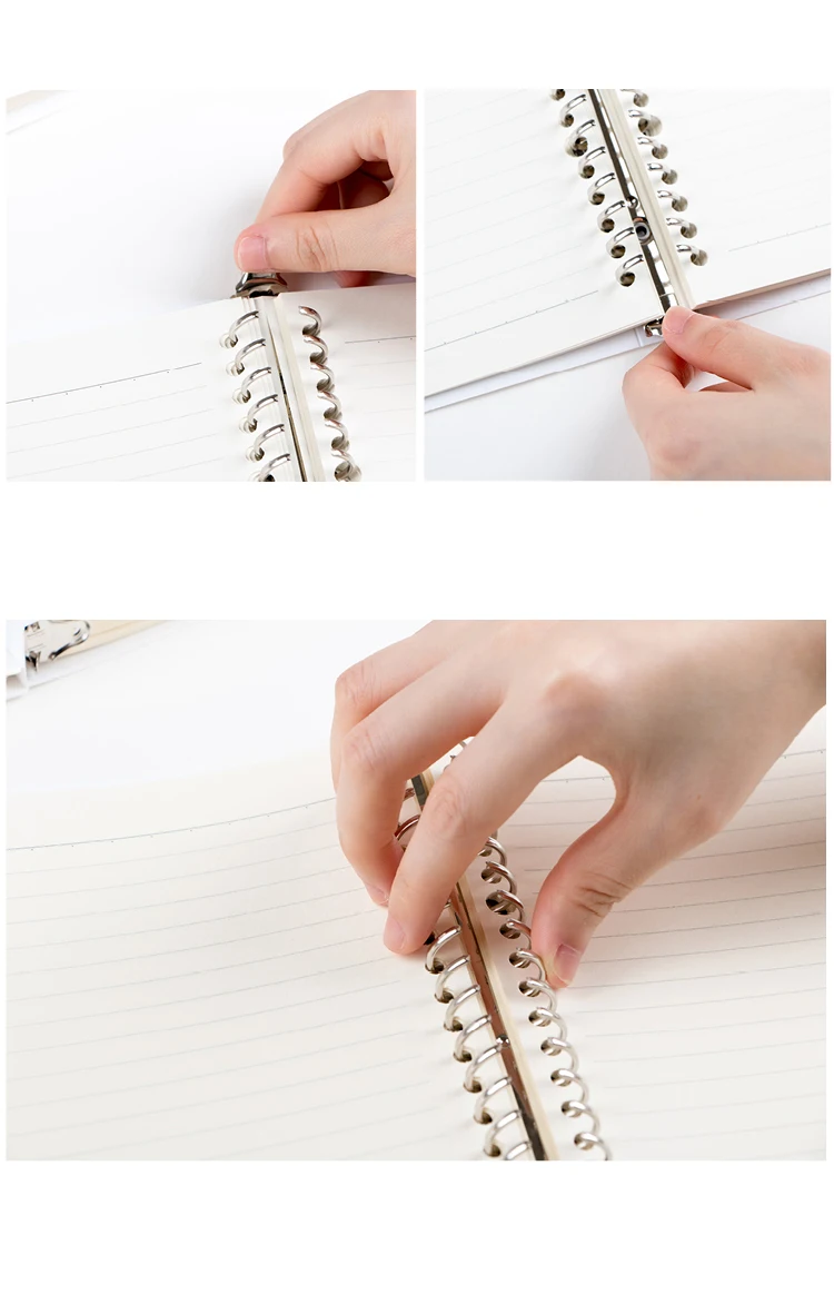 Блокнот b5 со съемными листьями большие книжки в клетку страницами утолщенные