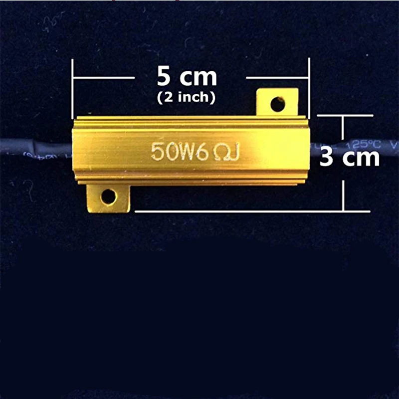 4 шт. быстрая гипер вспышка поворотник мигание 50 Вт 6 Ом R24 нагрузочный резистор