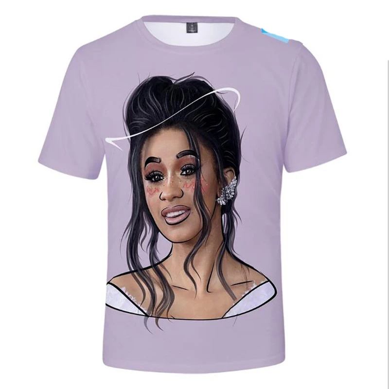 Футболка YYN Rapper с 3D принтом крутая футболка летняя модная уличная одежда коротким