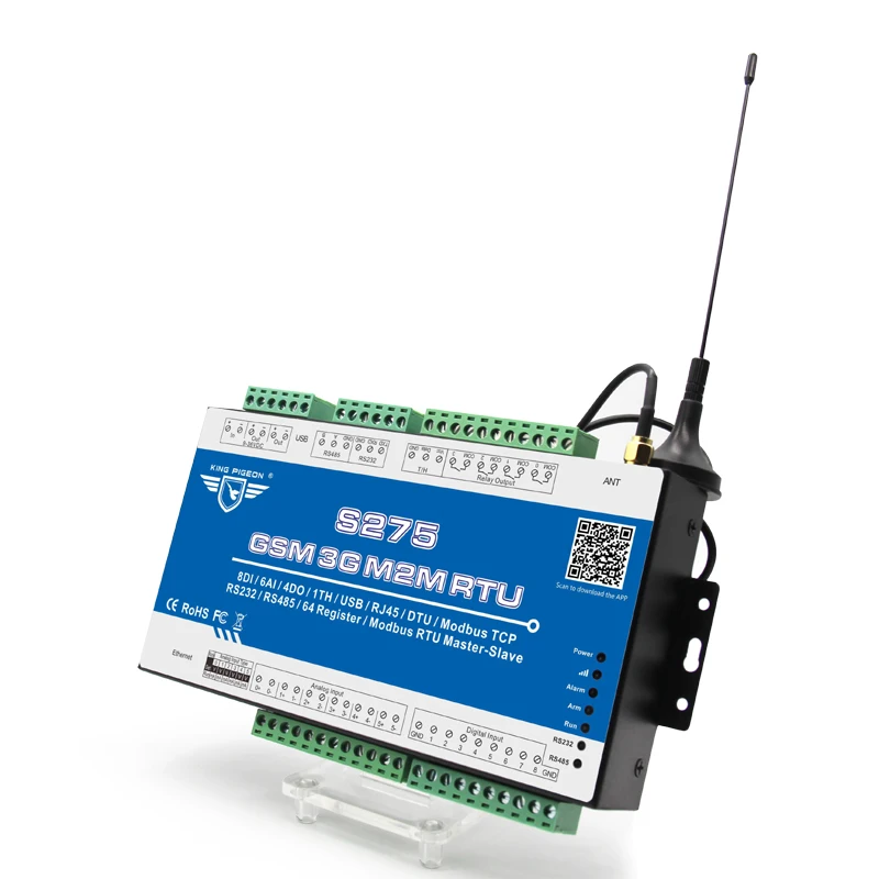 King Pigeon S275 Бесплатная доставка GSM GPRS M2M RTU реле пульт дистанционного управления