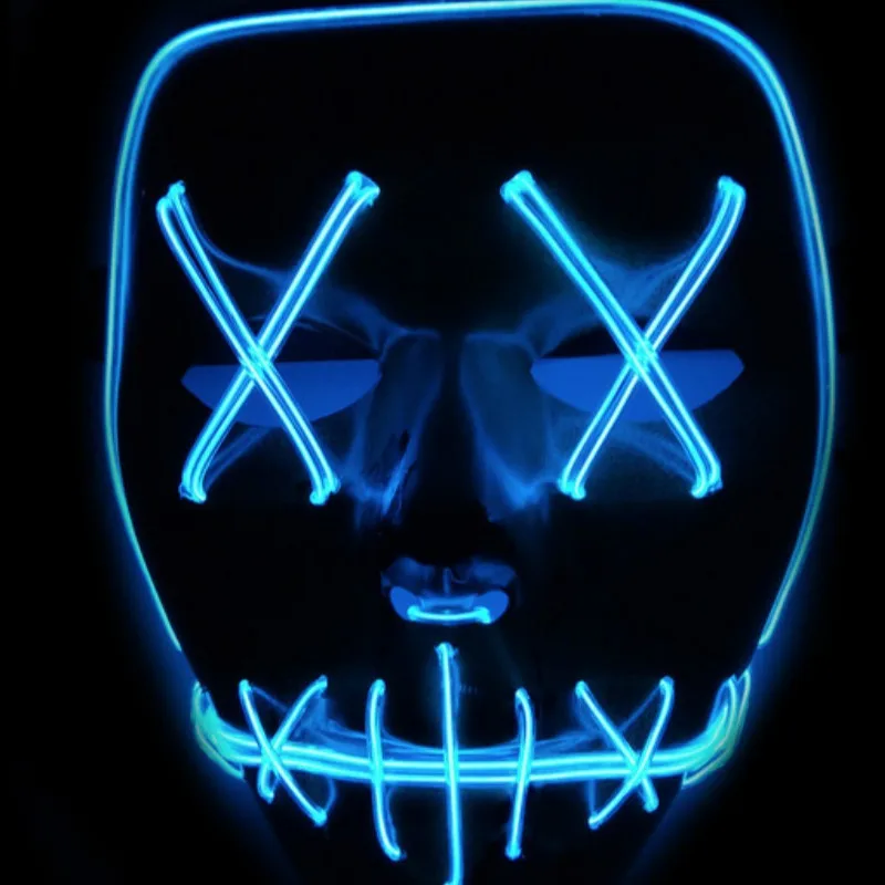 Новинка 2018 модная дизайнерская маска на Хэллоуин прошитая проволока Edm Судный