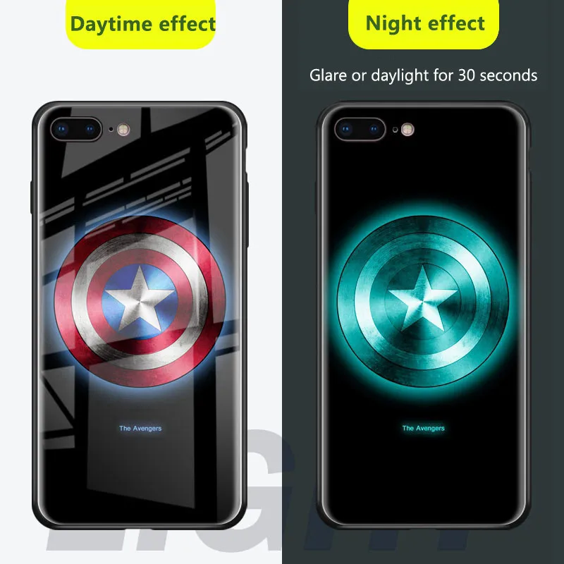 Чехол с логотипом Marvel Comics Iron Super man для iPhone 11 PRO MAX XS XR 10 8 7 6s Plus X Temper стеклянный чехол