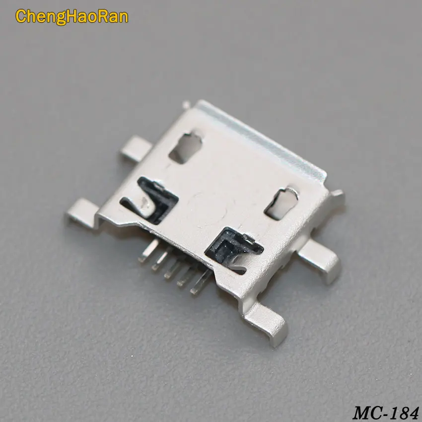ChengHaoRan 10 шт. микро-USB разъем Тяжелая пластина Тип в 5 контактов 0 72 мм с
