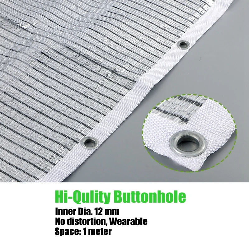 75% Солнцезащитная сетка садовые навесы новинка из алюминиевой фольги отражающее