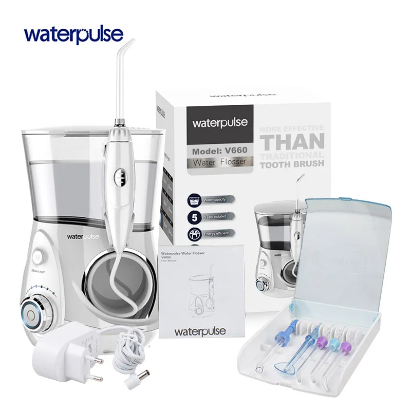 Водный Пульс V660 зубная Вода Flosser 700 мл Pro Oral IrrigationDental Floss ирригация Чистый Массаж