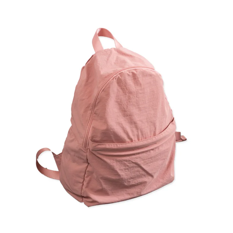 Girl Large Volume Travel Backpacks Outdoor Bag Fordable Skin Bags mkd3 Student Memory Cloth Macaroon Color Shopping |