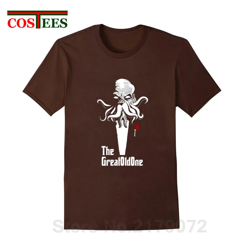 Мужская футболка с короткими рукавами и круглым вырезом The Great Old One Cthulhu