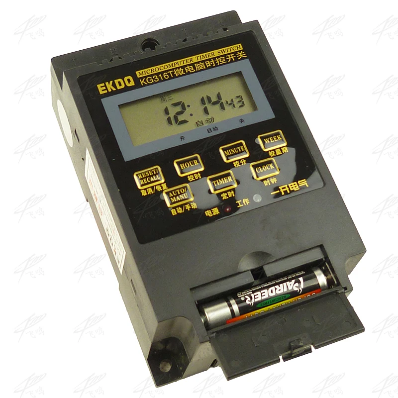 Цифровой ЖК микрокомпьютер таймер переменного тока 220 В программируемый