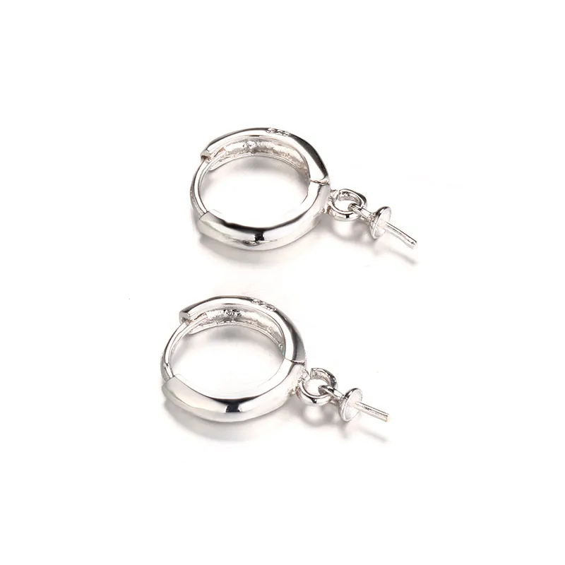 5 шт./лот Новое поступление простые серьги выводы подходят 8 9 мм Натуральная рис