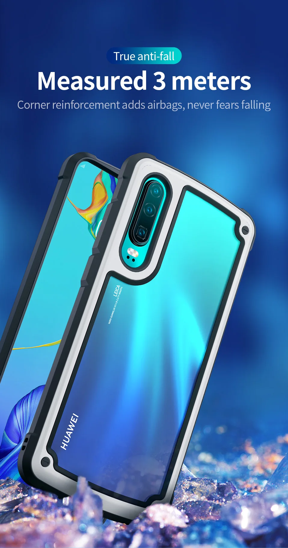 360 градусов полный противоударный чехол для huawei P30 P20 Lite Роскошный Жесткий PC+ TPU чехол для huawei P20 P30 mate 20 Pro Coque Capa