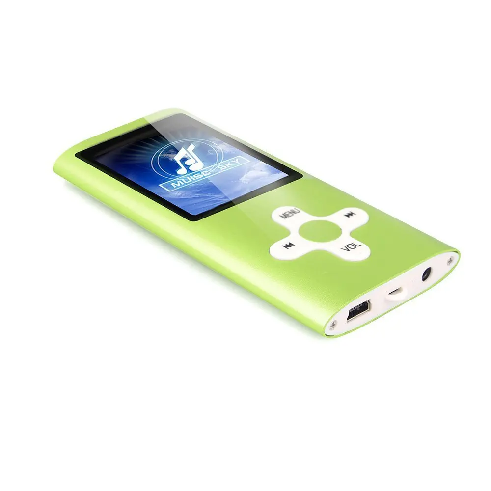 Новая кнопка Вставка карты памяти MP3 плеер 5 цветов тонкий 1,8 дюймов ЖК-дисплей Media Video игра фильм радио FM долгое время звучания