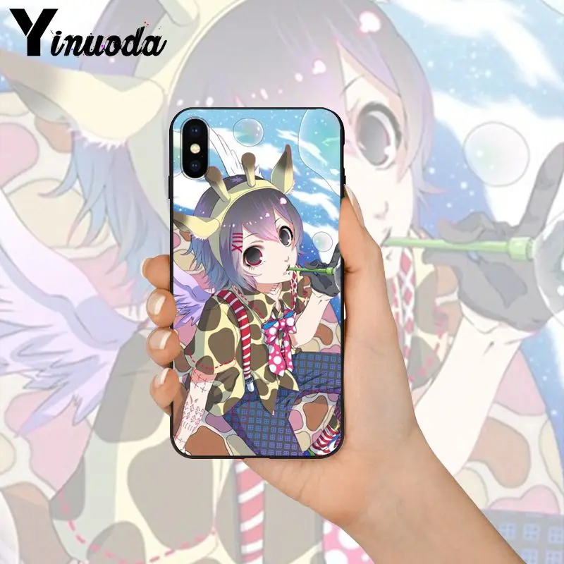 Чехол Yinuoda Tokyo Ghoul anime Juuzou Suzuya для iPhone X XS MAX 6 6S 7 7plus 8 8Plus 5 5S XR | Мобильные телефоны и