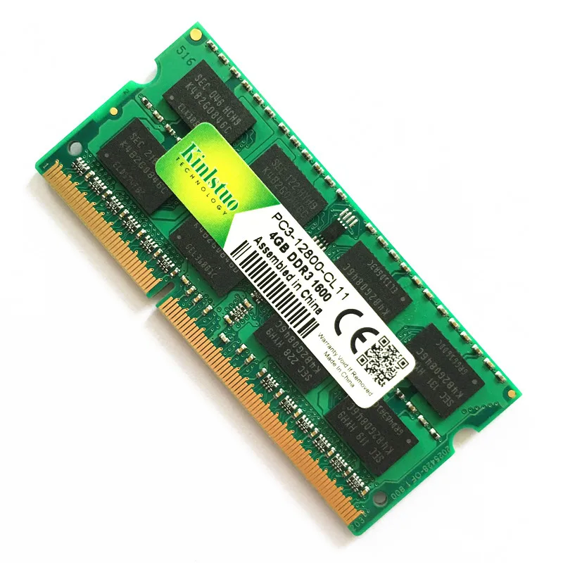 Kinlstuo новый ноутбук высокого качества 4 ГБ DDR3 SO DIMM оригинальный RAMs 1600 МГц память