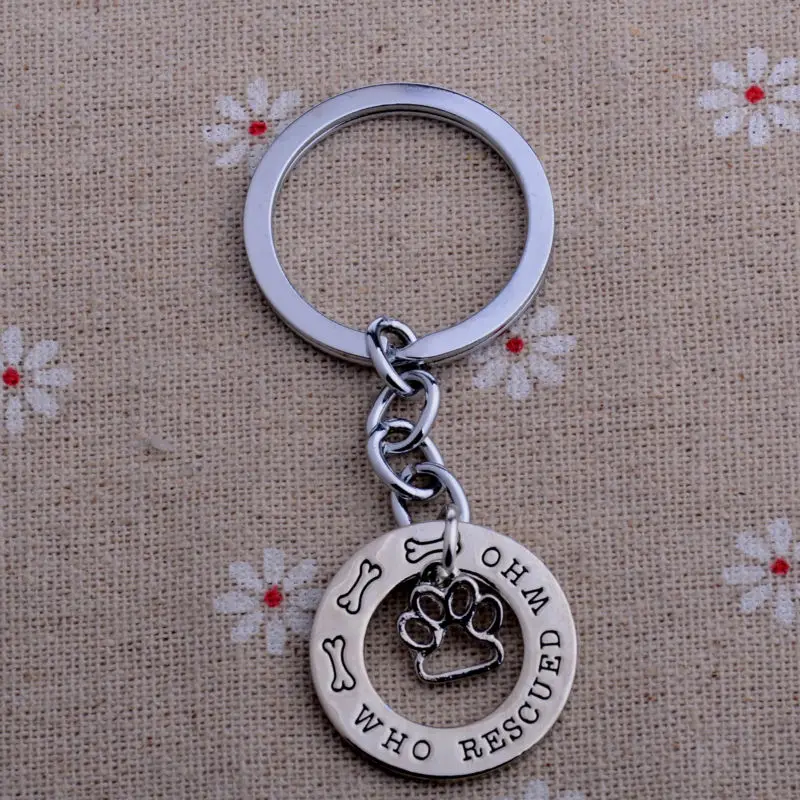 Bespmosp 12 шт./лот Оптовая Продажа Модный &quotКто спасла кто&quot Круг кости кулон собака