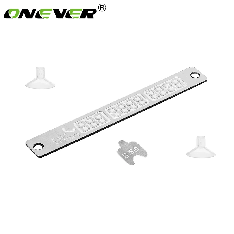 Карта стикер С телефонным номером Onever 10x2 см ночная светящаяся карта