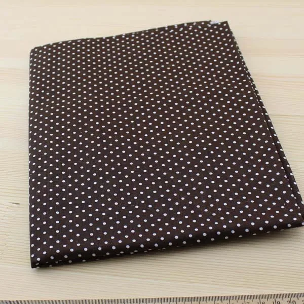 Booksew 7 Pieces/lot 50cmx50cm Vintage Brown Cotton Fabric Fat Quater Bundle Patchwork Fabric Tilda Cloth Quilting Tales