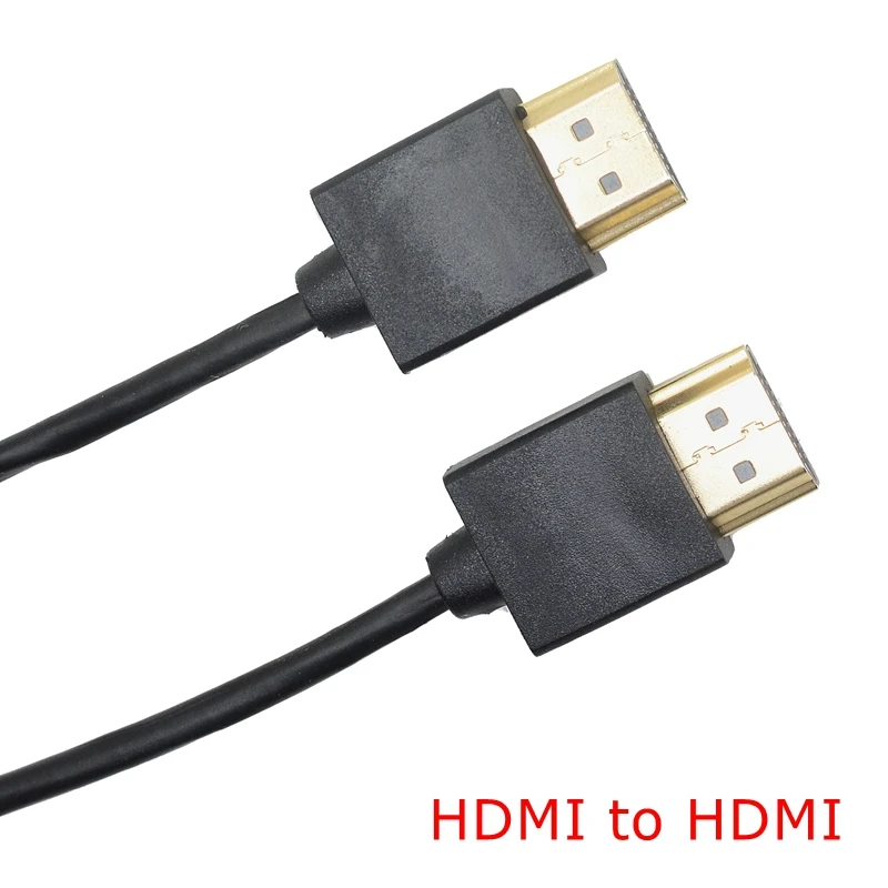 1 м OD 3 0 мм супер мягкий тонкий HDMI штекер мини и Мужской кабель для Moto мобильного