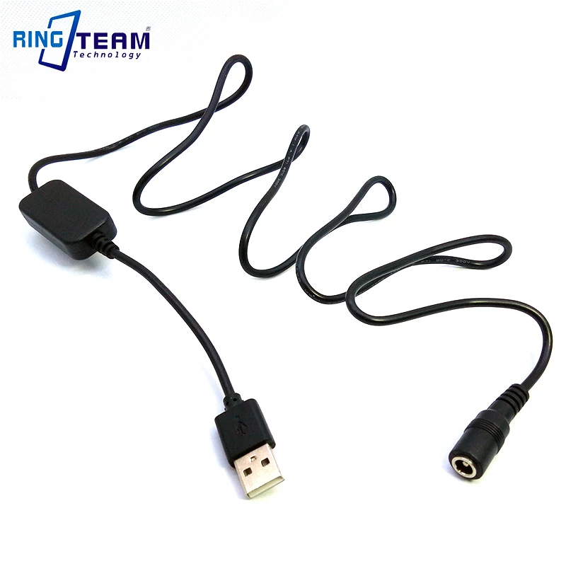 USB кабель питания гнездовой разъем 5 мм с 8 в регулятором для аккумулятора камеры