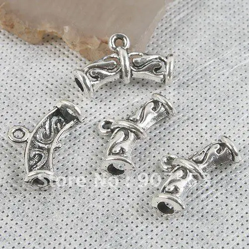 

20pcs Tibetan silver connector bail charm h0141