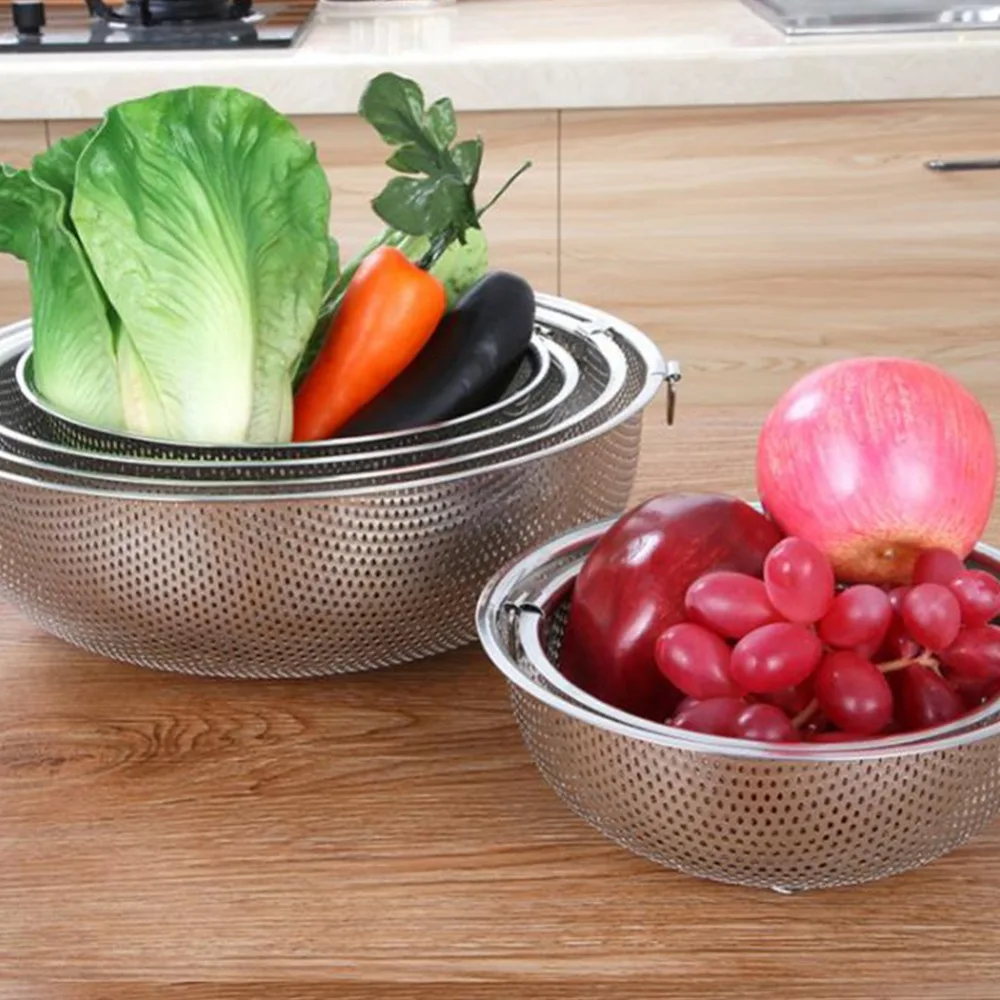 Многофункциональная тонкая нержавеющая сталь одно кольцо/бинауральная корзина