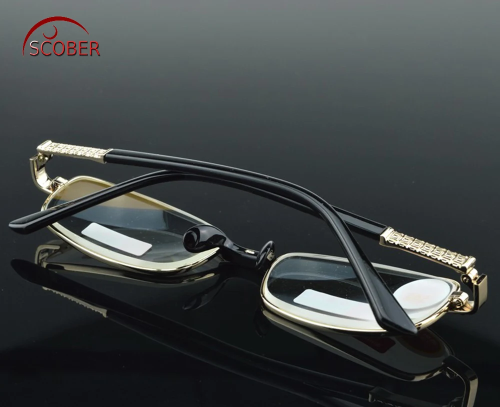 Очки для чтения SCOBER = из натурального хрустального сплава с многослойным