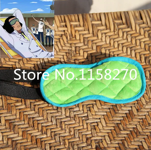 Бесплатная доставка цельная маска на глаза синего фазана адмирала Aokiji Kuzan для сна