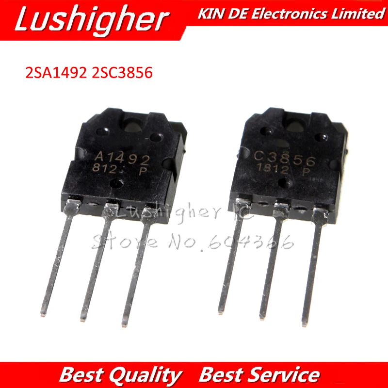 20 шт./лот 2SA1492 2SC3856 10 шт. A1492 + C3856|shipping free| |