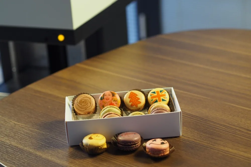 4 чашки 3D селфи Cofee пицца Макаруны пищевой принтер съедобные чернила включены