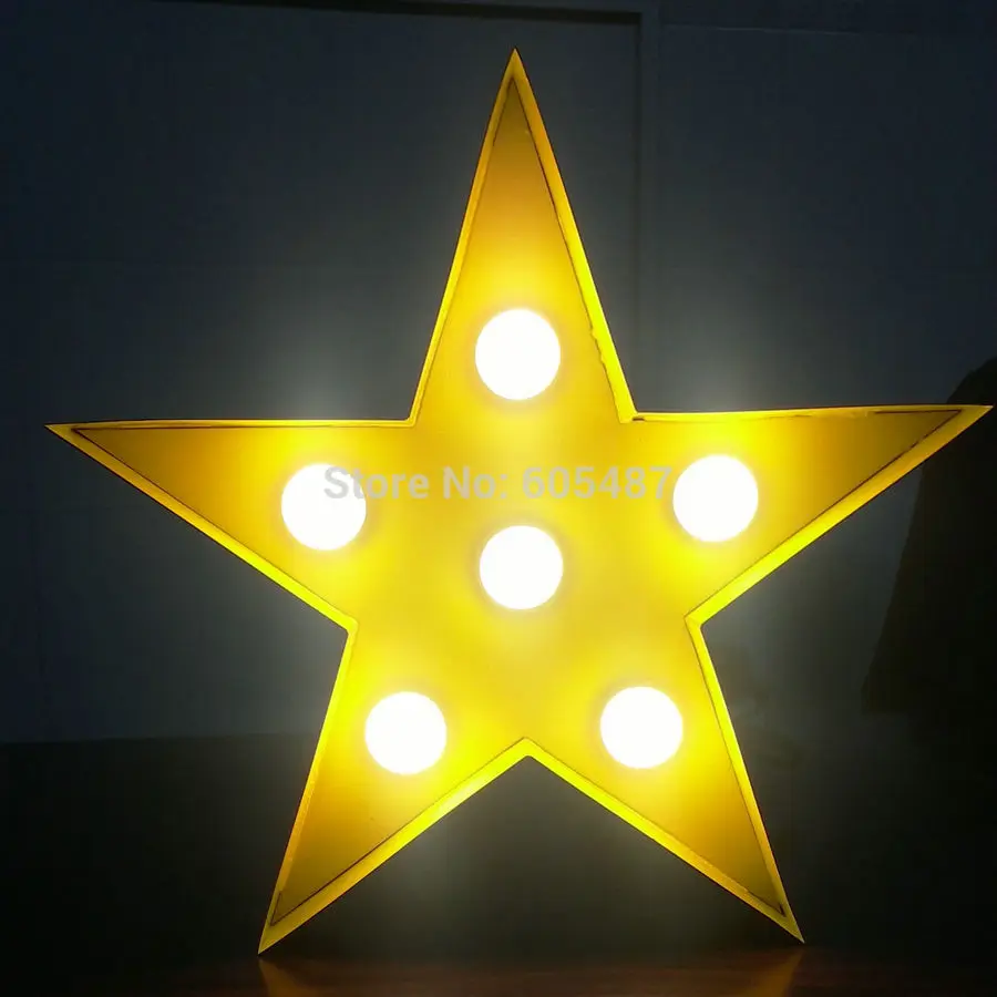 12 дюймовые металлические буквы на заказ светодиодный светильник алфавит шатер