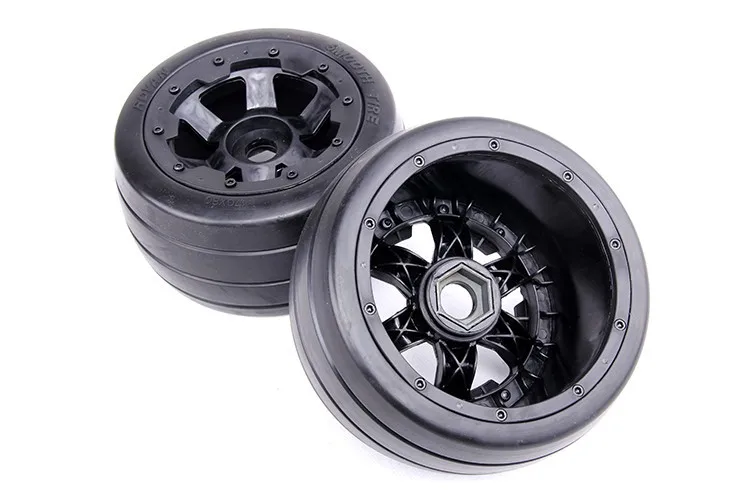 Rovan 5B задние колеса комплект шин (x 2 шт.) подходит для 1/5 Rc автомобиля HPI Baja 5b King Motor
