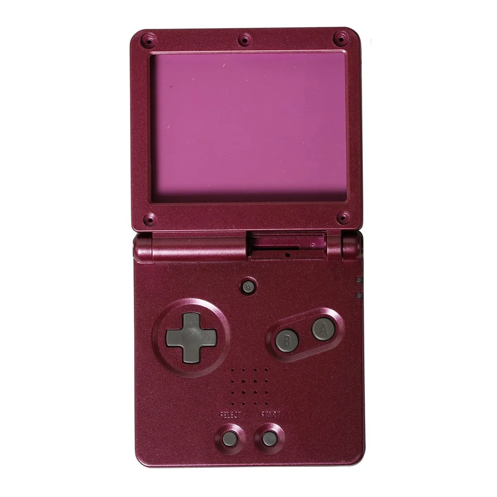 purple Сменный Чехол для Gameboy Advance SP для GBA SP, чехол для игровой консоли, чехол с кнопками - Цвет: purple