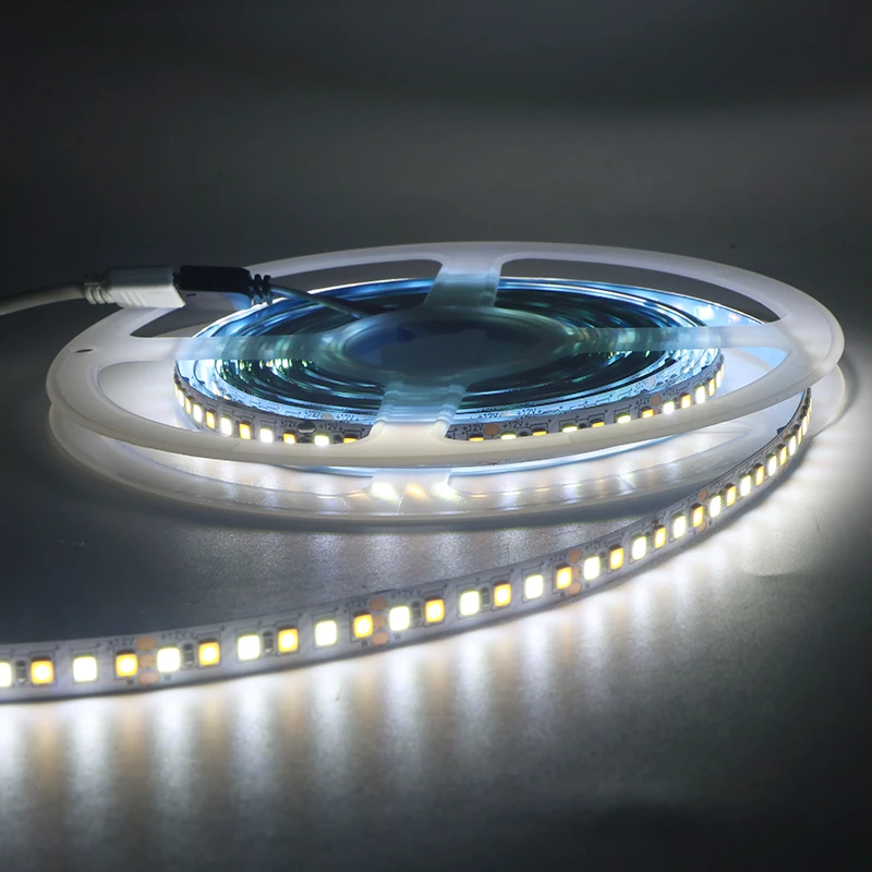 Светодиодная лента SZYOUMY SMD 2835 двойная белая диммируемая цветовая температура CCT 12