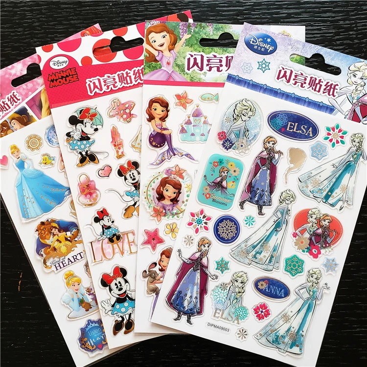 Disney мультфильм Микки Мышь детей стикер день рождения девочки мальчика подарок событий производительность Косплей вечерние татуировки косметическая игрушка косметика