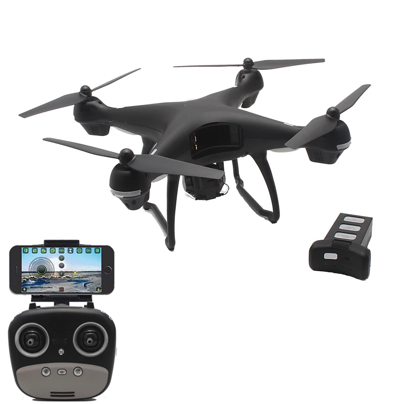 Радиоуправляемый Дрон S70W GPS FPV с регулируемой широкоугольной камерой 1080P or720 HD Wi Fi