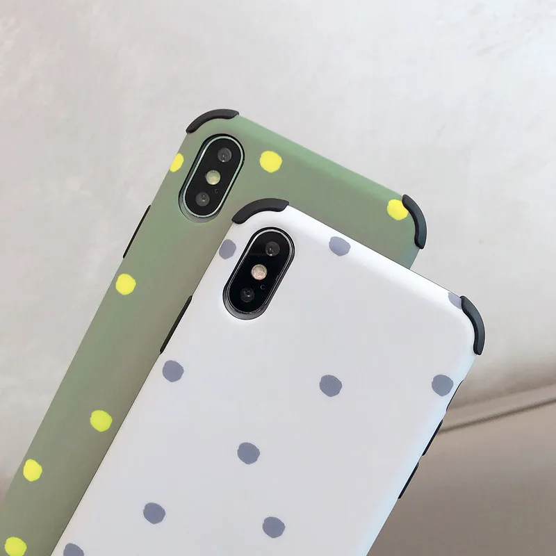 FLYKYLIN волновой точечный чехол для телефона iphone 6 S 7 8 Plus XR Xs Max Роскошные мягкие ТПУ