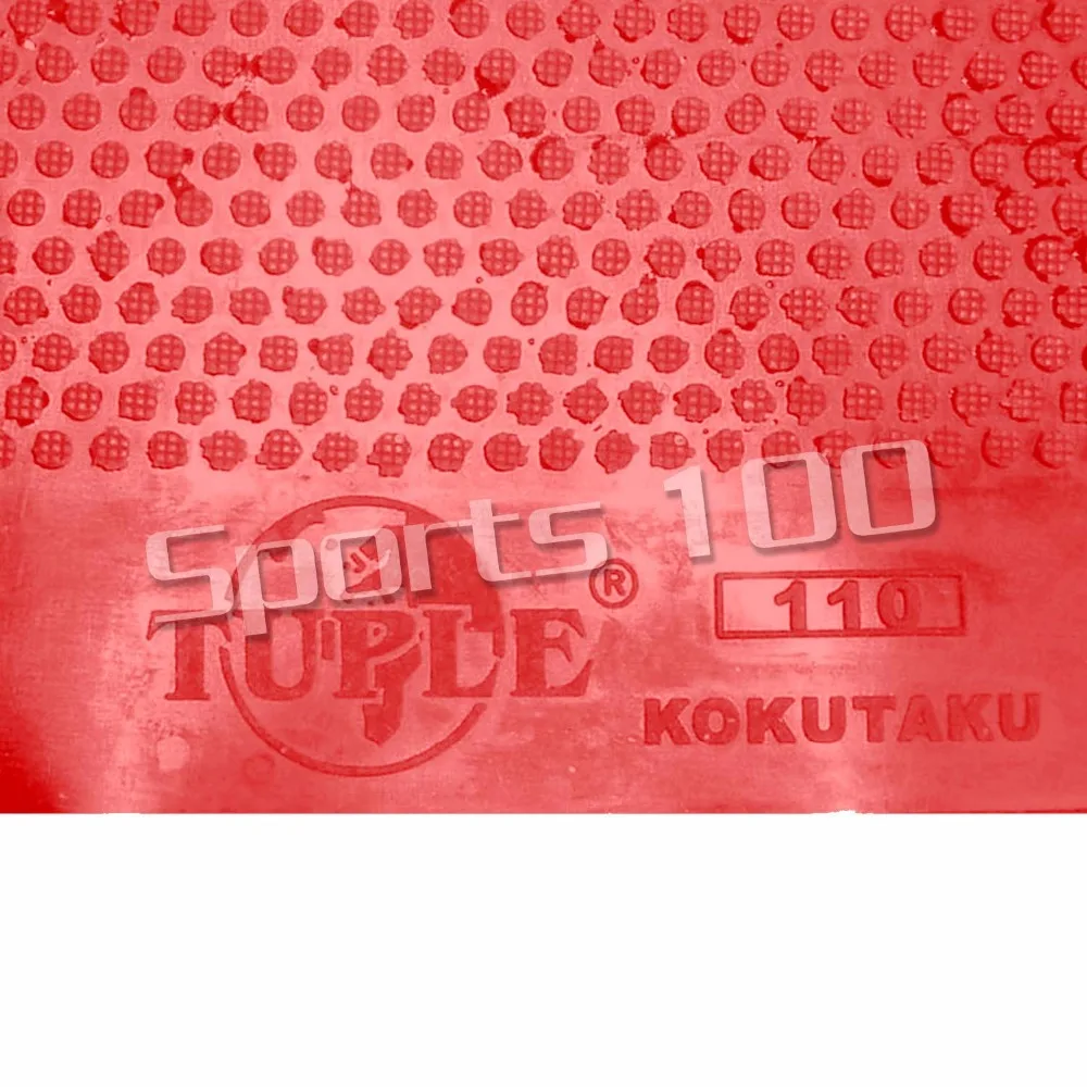 Kokutaku Tuple 110 OX полудлинные прыщи из резины для настольного тенниса без