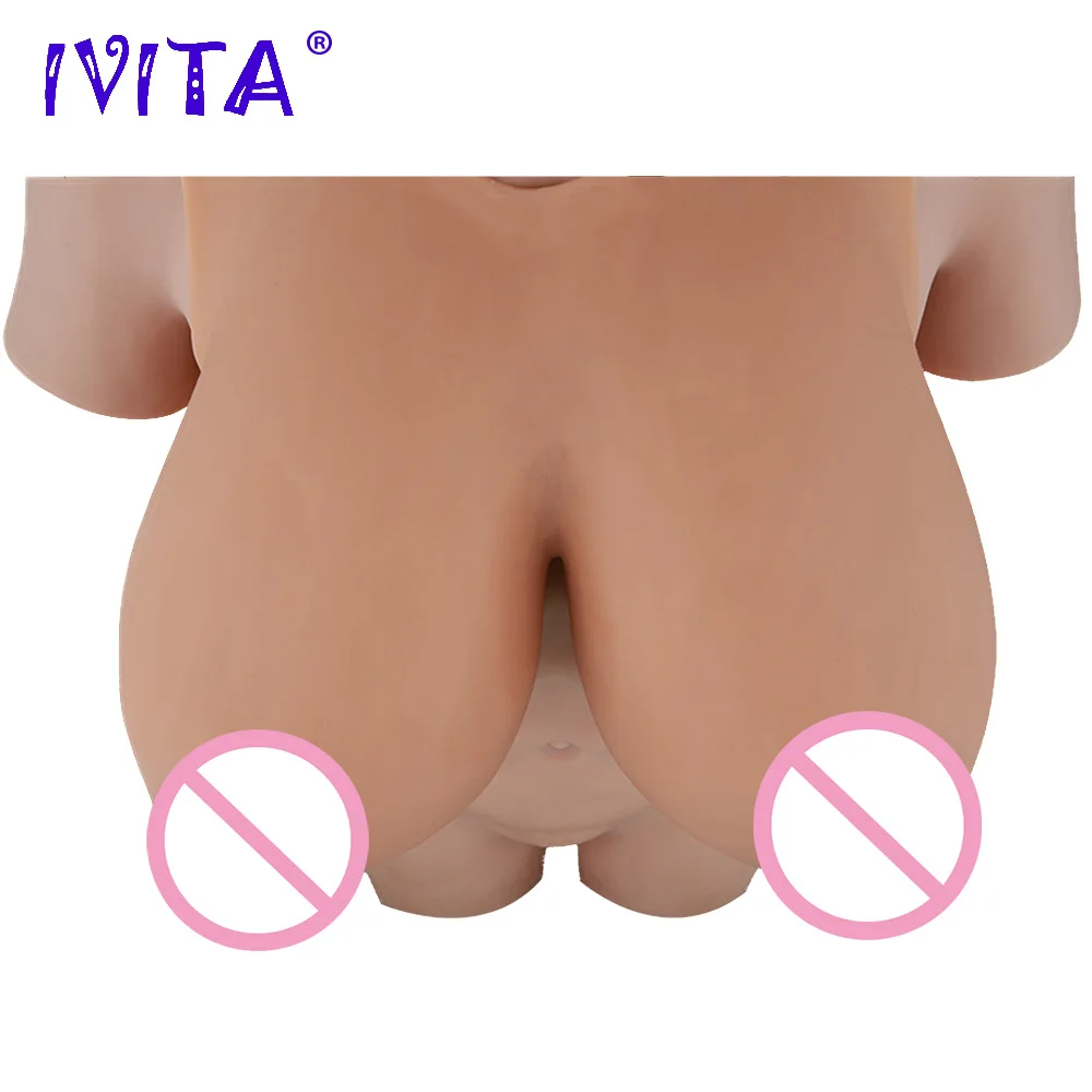 Реалистичная силиконовая грудь IVITA 10 кг поддельные груди для трансвеститов